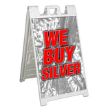 We Buy Silver Jewlry A-Frame Signs, Decals, or Panels