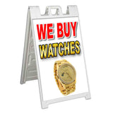 We Buy Watches A-Frame Signs, Decals, or Panels