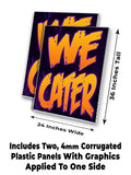 We Cater A-Frame Signs, Decals, or Panels
