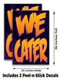 We Cater A-Frame Signs, Decals, or Panels
