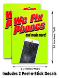 We Fix Phones and Much More A-Frame Signs, Decals, or Panels