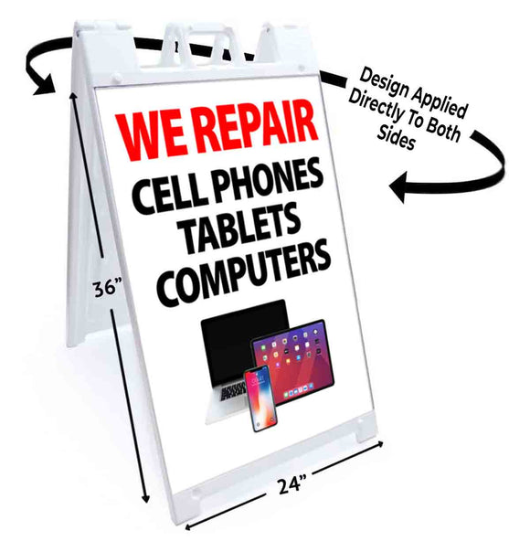 We Repair Cell Phones A-Frame Signs, Decals, or Panels