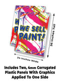We Sell Paint! A-Frame Signs, Decals, or Panels