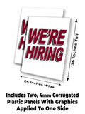 Were Hiring A-Frame Signs, Decals, or Panels