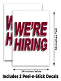 Were Hiring A-Frame Signs, Decals, or Panels