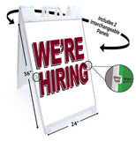 Were Hiring A-Frame Signs, Decals, or Panels