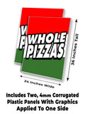 Whole Pizzas A-Frame Signs, Decals, or Panels