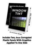 Window Tint A-Frame Signs, Decals, or Panels