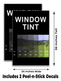 Window Tint A-Frame Signs, Decals, or Panels