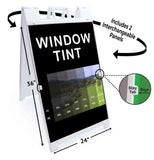 Window Tint A-Frame Signs, Decals, or Panels