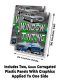 Window Tinting A-Frame Signs, Decals, or Panels