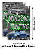 Window Tinting A-Frame Signs, Decals, or Panels
