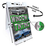Window Tinting A-Frame Signs, Decals, or Panels