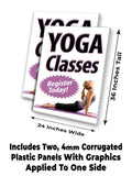 Yoga Classes A-Frame Signs, Decals, or Panels
