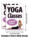 Yoga Classes A-Frame Signs, Decals, or Panels