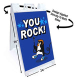 You Rock A-Frame Signs, Decals, or Panels