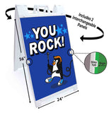 You Rock A-Frame Signs, Decals, or Panels
