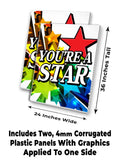 Youre A Star A-Frame Signs, Decals, or Panels