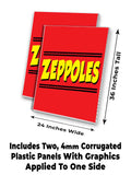Zeppoles A-Frame Signs, Decals, or Panels