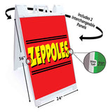 Zeppoles A-Frame Signs, Decals, or Panels