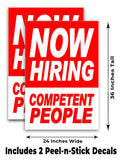 Now Hiring Competent PPL A-Frame Signs, Decals, or Panels