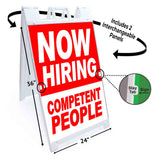 Now Hiring Competent PPL A-Frame Signs, Decals, or Panels