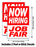 Now Hiring Job Fair A-Frame Signs, Decals, or Panels