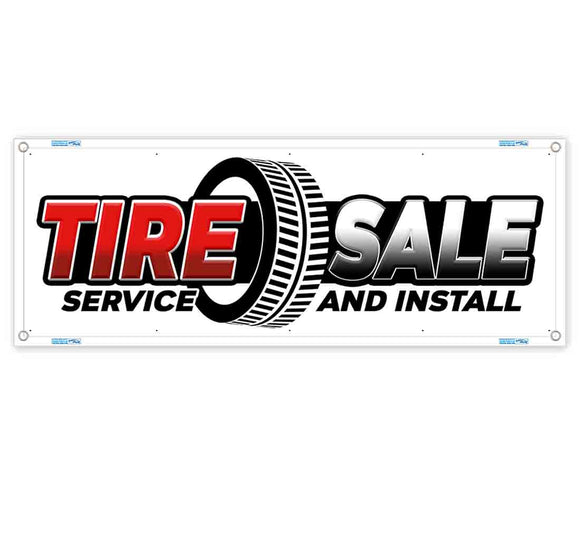 Tire Sale Service Banner