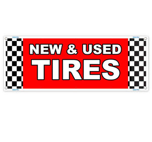 New and Used Tires Banner