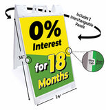 0 Interest 18 Months A-Frame Signs, Decals, or Panels