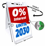 0 Interest til 2030 A-Frame Signs, Decals, or Panels