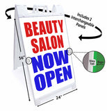 Beauty Salon A-Frame Signs, Decals, or Panels