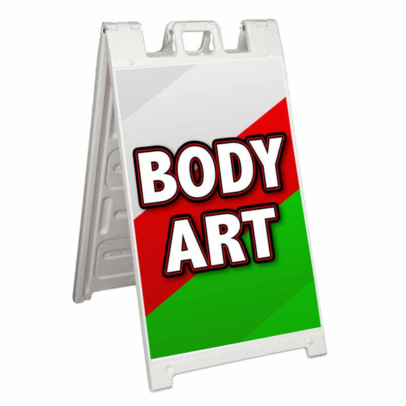 Body Art A-Frame Signs, Decals, or Panels