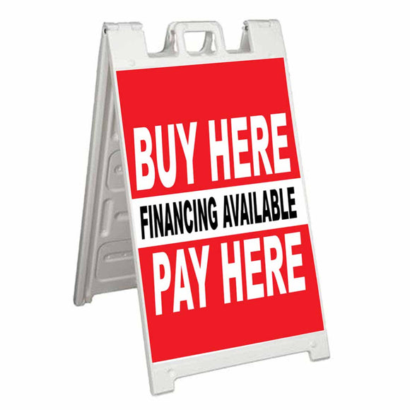 Buy Here Pay Here A-Frame Signs, Decals, or Panels