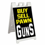 Buy Sell Pawn Guns A-Frame Signs, Decals, or Panels