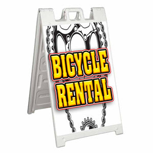 Bycycle Rental A-Frame Signs, Decals, or Panels