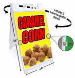 Caramel Corn A-Frame Signs, Decals, or Panels