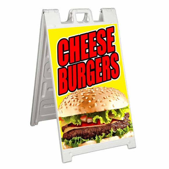 Cheese Burgers A-Frame Signs, Decals, or Panels