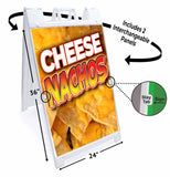 Cheese Nachos Chips A-Frame Signs, Decals, or Panels