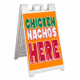 Chicken Nachos Here A-Frame Signs, Decals, or Panels