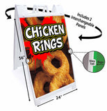 Chicken Rings A-Frame Signs, Decals, or Panels