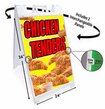 Chicken Tenders A-Frame Signs, Decals, or Panels