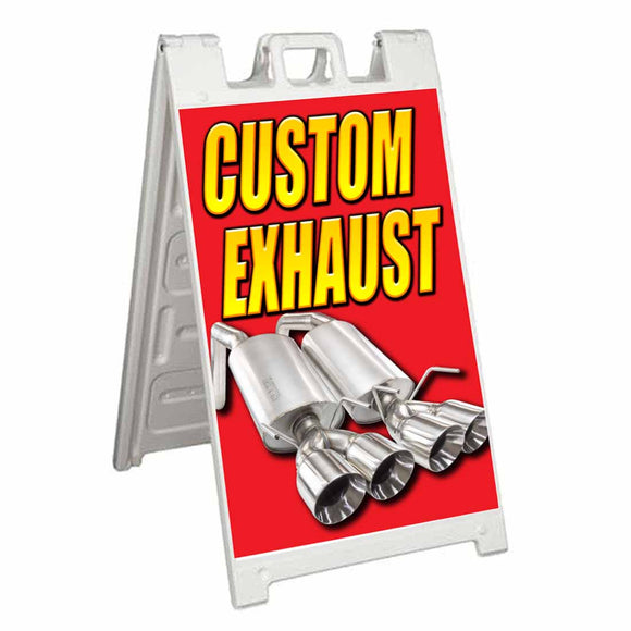 Custom Exhaust A-Frame Signs, Decals, or Panels