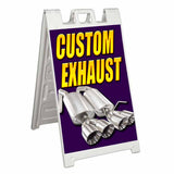 Custom Exhaust A-Frame Signs, Decals, or Panels