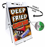 Deep Fried Candy Bars A-Frame Signs, Decals, or Panels