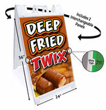 Deep Fried Twix A-Frame Signs, Decals, or Panels