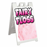 Fairy Floss A-Frame Signs, Decals, or Panels