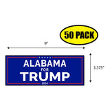 Alabama For Trump Sticker