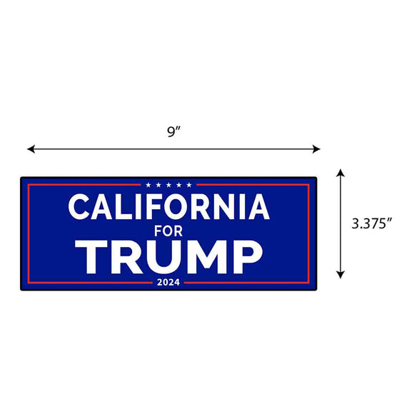 California For Trump Sticker