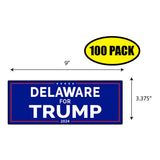 Delaware For Trump Sticker